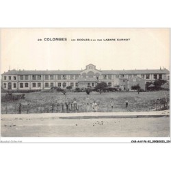 CAR-AAVP6-92-0388 - COLOMBES - Les écoles & la rue lazare carnot