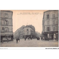CAR-AAVP6-92-0382 - COURBEVOIE - Rue de paris - Rue de l'abreuvoir et place victor-hugo