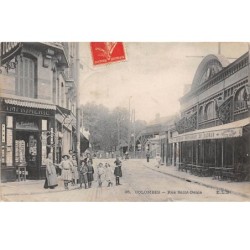 92 .n° 106694 . colombes .brasserie restaurant du cadran .imprimerie .rue saint denis .