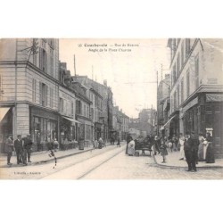 92 .n°109199. courbevoie . epicerie .pharmacie .rue de bezons .angle de la place charras .