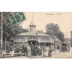 92 .n°106683 . courbevoie .le marche .vue generale .