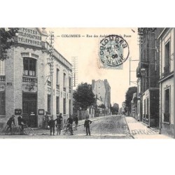 92.n°58634.colombes.rue des aubépines et la poste