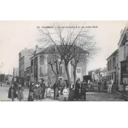 92.n°58632.colombes.la rue saint denis et la rue julien gallè