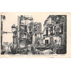 92 - SAINT CLOUD - SAN35301 -Maisons incendiées par les Prussiens - Evènements de 1870-71