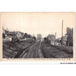 CAR-AATP11-92-1016 - SAINT-CLOUD-COTEAUX - Avenue de suresnes et ligne du chemin de fer