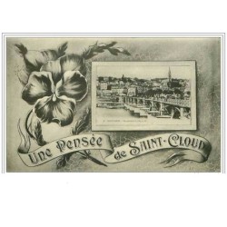 92.SAINT CLOUD.UNE PENSEE DE ST CLOUD