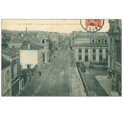 92.SURESNES.n°170.PERSPECTIVE DE LA RUE CARNOT.LA NOUVELLE POSTE