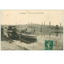 92.SURESNES.n°201.LE PORT DU YACHT-CLUB DE FRANCE