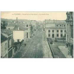 92.SURESNES.n°20154.PERSPECTIVE DE LA RUE CARNOT.LA NOUVELLE POSTE
