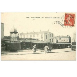 92.SURESNES.n°238.LE MARCHE ET LES ECOLES