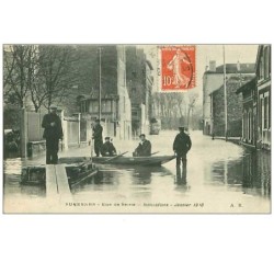 92.SURESNES.n°226.RUE DE SEINE.INONDATIONS.JANVIER 1910
