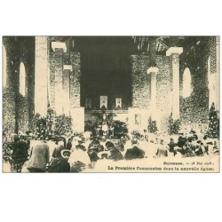 92.SURESNES.n°250.LA PREMIERE COMMUNION DANS LA NOUVELLE EGLISE.18 MAI 1908