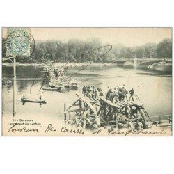 92.SURESNES.n°244.LANCEMENT DU SYPHON