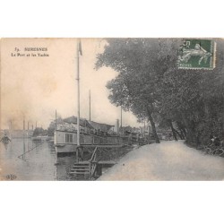 92 .n° 107925 . suresnes . le port et les yachts .