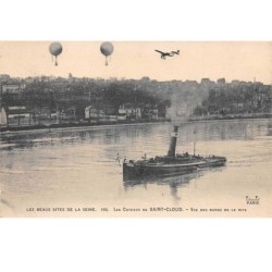 92.n°58687.saint cloud.les beaux sites de la seine.départ de ballons