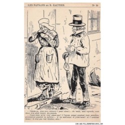 CAR-AGIP16-0958-HUMOUR - LES PAYSANS DE B GAUTIER - COMME CA VOUS AVEZ ENTEURRE L' PAUV' EH VIEUX EH