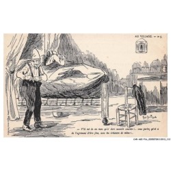 CAR-AGIP16-0962-HUMOUR - AU VILLAGE -  V'LA DE SIX MOIS QU'A DORT AUSSITOT COUCHEE VOUS PARLEZ