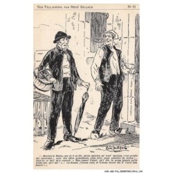 CAR-AGIP16-0973-HUMOUR - NOS VILLAGEOIS PAR RENE BILLAUD - MOSSIEU LE MAIRE QUE JE LI AI DIT MOUN OPINION
