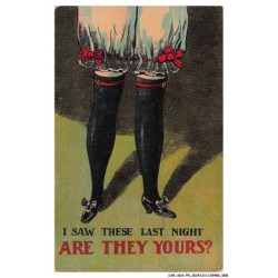 CAR-ADXP9-0435-HUMOUR - I SAW THESE LAST NIGHT - ARE THEY YOURS