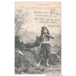 CAR-ADZP13-0726-HUMOUR - Le petit poucet - Après avoir recommandé le silence a ses frères petit poucet retire les bottes