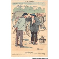 CAR-AAPP10-0777 - HUMOUR - La demande - Cent écus de dot c'est très peu