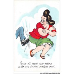 CAR-AAPP10-0813 - HUMOUR - Par ce pli reçois sans retard - Ce bon coup de pied quelque part