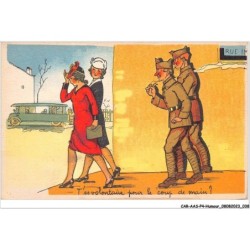 CAR-AASP4-0312 - HUMOUR - T'es volontaire pour le coup de main