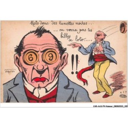 CAR-AASP4-0343 - HUMOUR - Mets donc des lunettes noires - On verra pas tes billes de loto