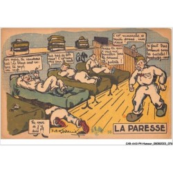 CAR-AASP4-0331 - HUMOUR - La paresse