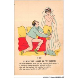 CAR-AASP4-0340 - HUMOUR - Ils n'ont pas la clef du p'tit cadenas