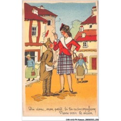 CAR-AASP4-0296 - HUMOUR - Dis donc - Mon petit si tu es du corps franc - Viens voir le mien