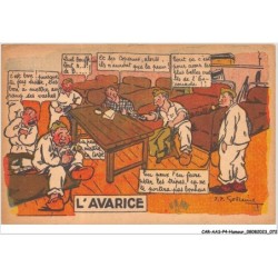 CAR-AASP4-0329 - HUMOUR - L'avarice