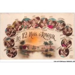 CAR-AAPP10-0848 - HUMOUR - Les 12 mois d'amour