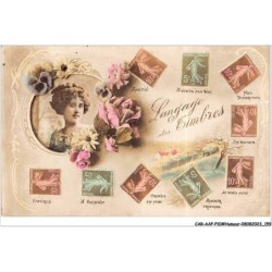 CAR-AAPP10-0850 - HUMOUR - Langage des timbres