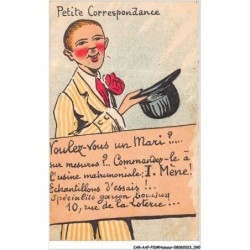 CAR-AAPP10-0815 - HUMOUR - Petite correspondance