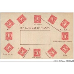 CAR-AAPP10-0867 - HUMOUR - The langage of stamps
