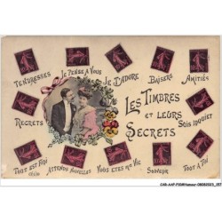 CAR-AAPP10-0849 - HUMOUR - Les timbres et leurs secrets
