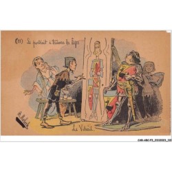 CAR-ABCP3-0239 - HUMOUR - LE PORTRAIT A TRAVERS LES AGES - LE VITRAIL - VENDU EN ETAT
