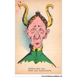 CAR-AAPP10-0833 - HUMOUR - Coiffure pour cocu - Hoed voor hoorndraagster