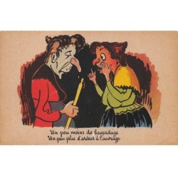 Humour - N°84155 - Un peu moins de bavardage, un peu plus d'ardeur à l'ouvrage