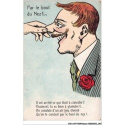 CAR-AAPP10-0816 - HUMOUR - Par le bout du nez