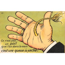 Humour - N°90721 - Ce n'est pas un poil que t'as dans la main c'est une queue de vache !