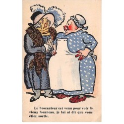 HUMOUR - SAN65013 - Le Brocanteur est venu pour voir le vieux fourneau, je lui ai dit que vous étiez sortie