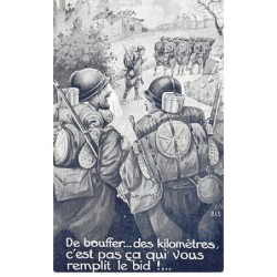 Humour - N°84148 - De bouffer ... des kilomètres c'est pas ça qui vous remplit le bid ! - N°243