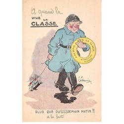 Humour - N°83087 - J.P. Godreuil - Vive la Classe ... plus que du ... demain matin !!