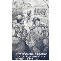 Humour - N°84132 - De bouffer ... des kilomètres c'est pas ça qui vous remplis le bid ! - N°243