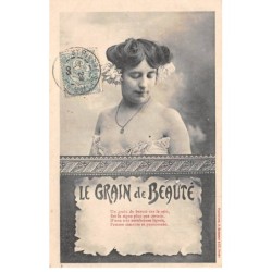 Humour - N°90718 - Le Grain de Beauté - Un grain de beauté sur le sein ... passionnée