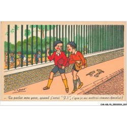 CAR-ABLP6-0456-HUMOUR - Tu parles mon yeux