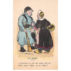 Humour - N°83088 - J.P. Godreuil - La Garde - J'pourrais-t-y voir mon cousin ... village ?