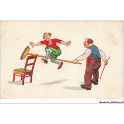 CAR-ABLP6-0451-HUMOUR - Saut par-dessus le balaie